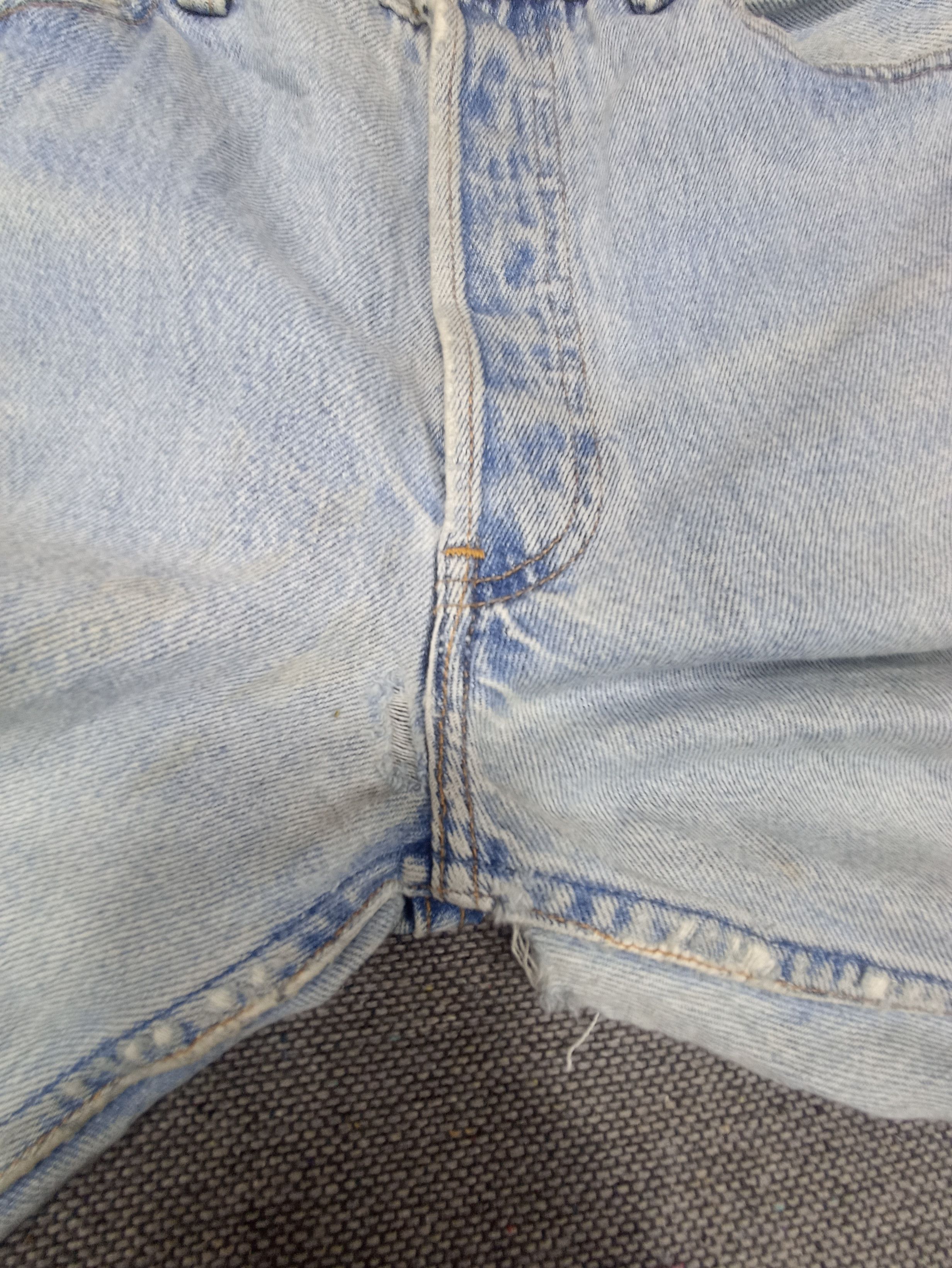 Jean × Levi's × Vintage 90s Vintage Levis 501 Distress Jeans-J171 Size US 30 / EU 46 - 8 Thumbnail