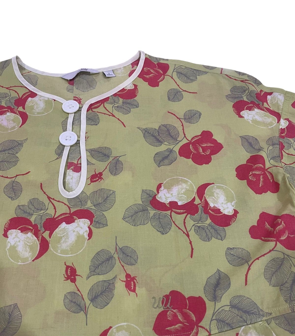 Undercover × Uniqlo Uniqlo Undercover Skull Roses Blouse Size S / US 4 / IT 40 - 6 Thumbnail