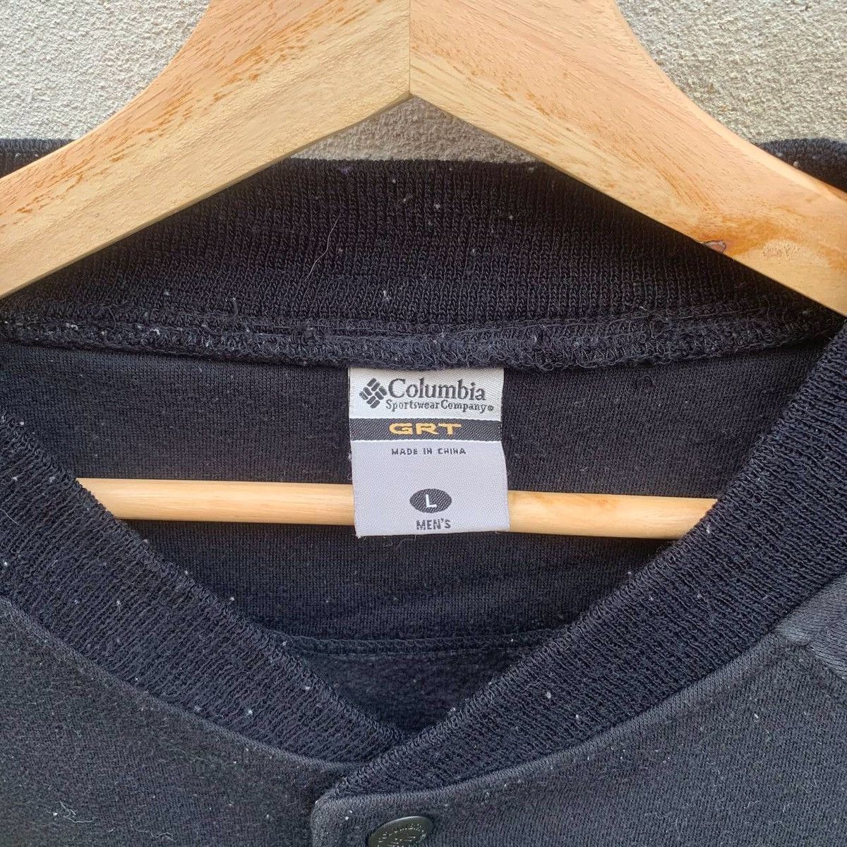 Columbia × Vintage Vintage Columbia Black Sportswear Varsity Jacket Size US L / EU 52-54 / 3 - 4 Thumbnail