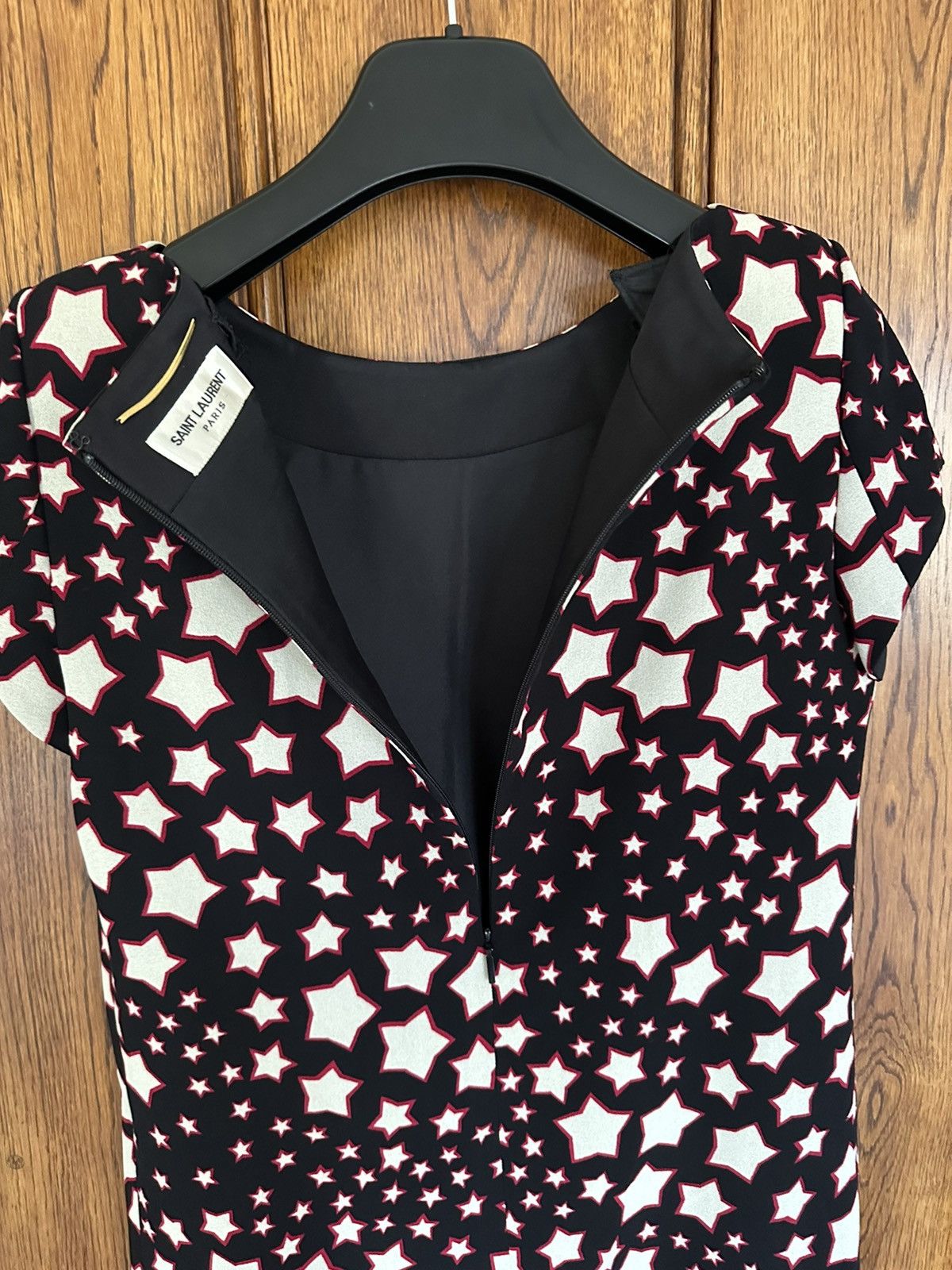 Saint Laurent Paris FW15 Saint Laurent star print dress Hedi Slimane grail FR36 Size XS / US 0-2 / IT 36-38 - 2 Thumbnail
