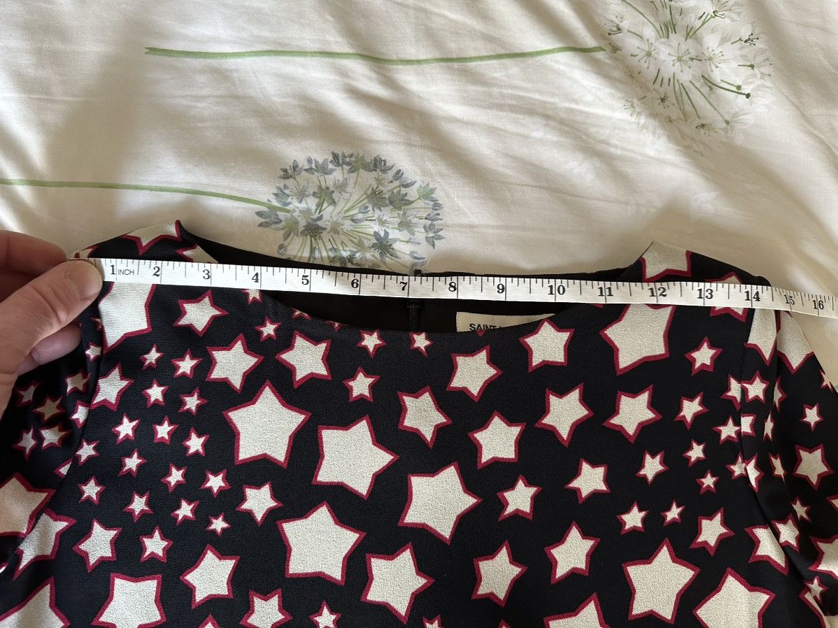 Saint Laurent Paris FW15 Saint Laurent star print dress Hedi Slimane grail FR36 Size XS / US 0-2 / IT 36-38 - 8 Thumbnail