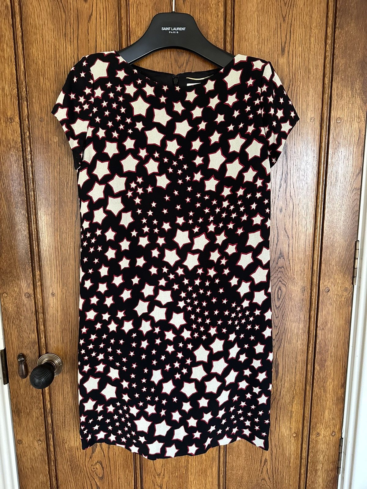 Saint Laurent Paris FW15 Saint Laurent star print dress Hedi Slimane grail FR36 Size XS / US 0-2 / IT 36-38 - 1 Thumbnail