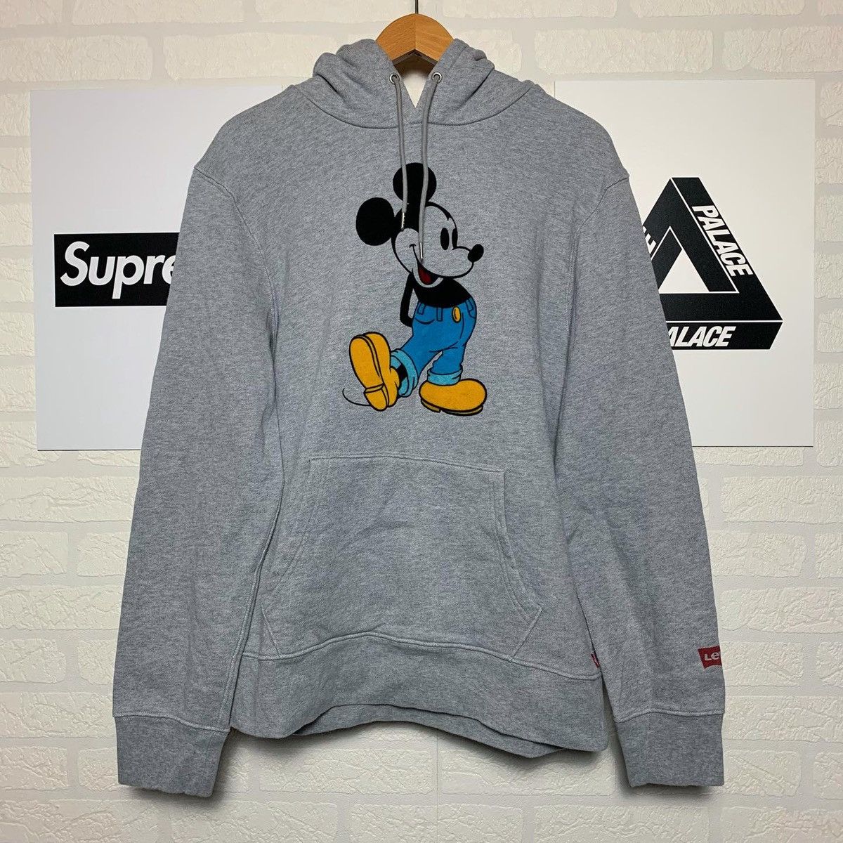 Disney Levi s Mickey Mouse Hoodie Mickey mouse grey vintage Levi s Grailed