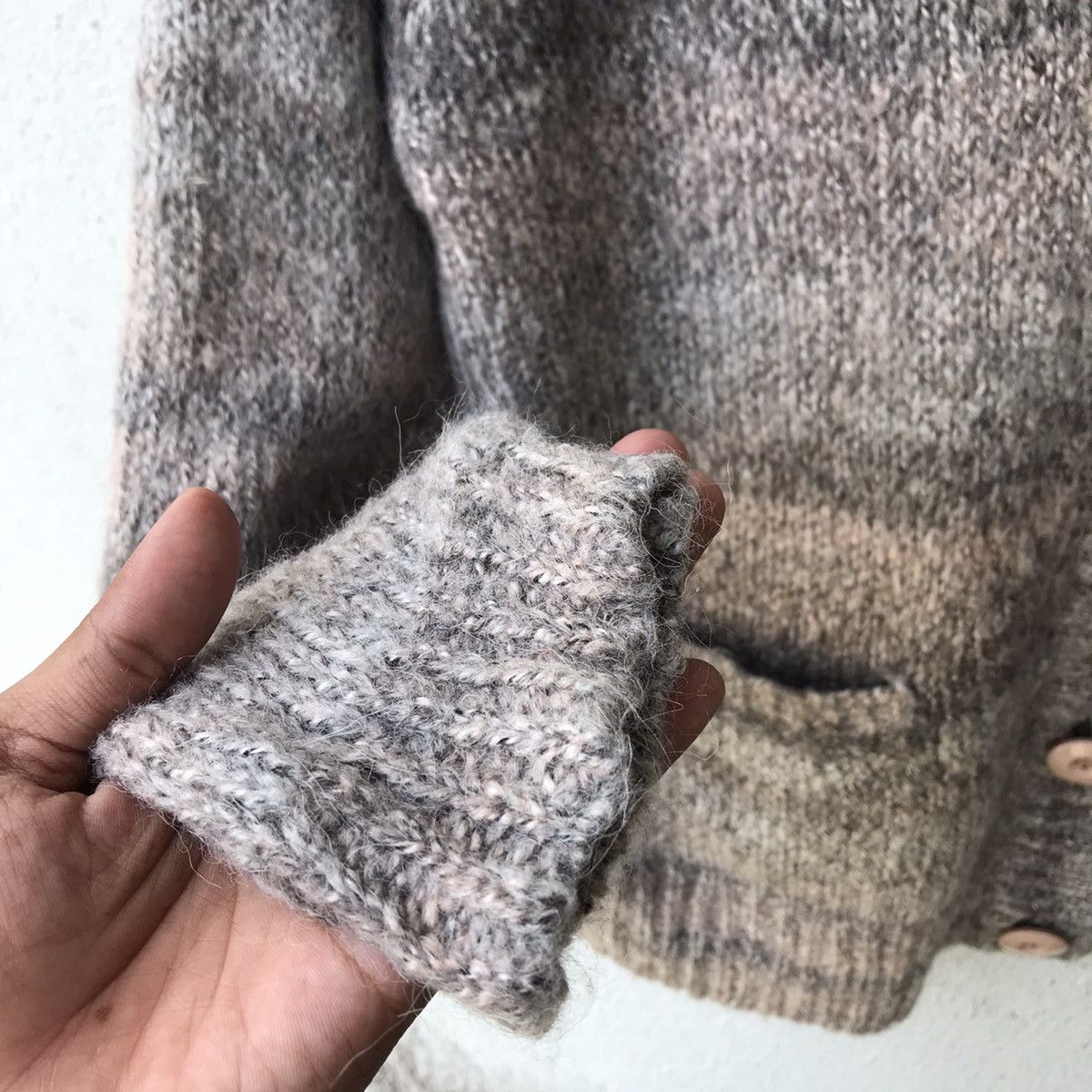 Japanese Brand Vintage Shinclee Mohair Button up Cardigan Knitwear Sweater Size US M / EU 48-50 / 2 - 6 Thumbnail