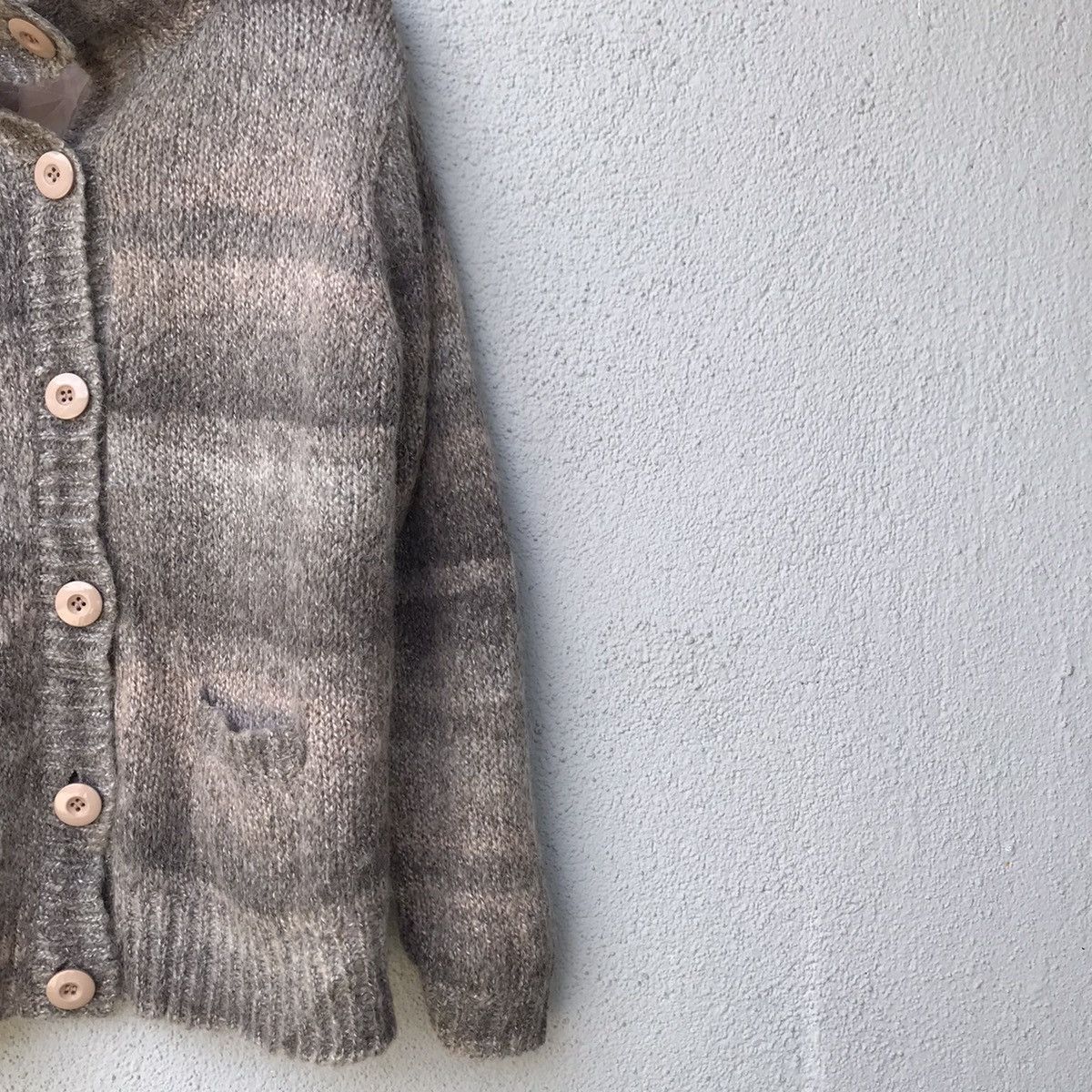 Japanese Brand Vintage Shinclee Mohair Button up Cardigan Knitwear Sweater Size US M / EU 48-50 / 2 - 5 Thumbnail