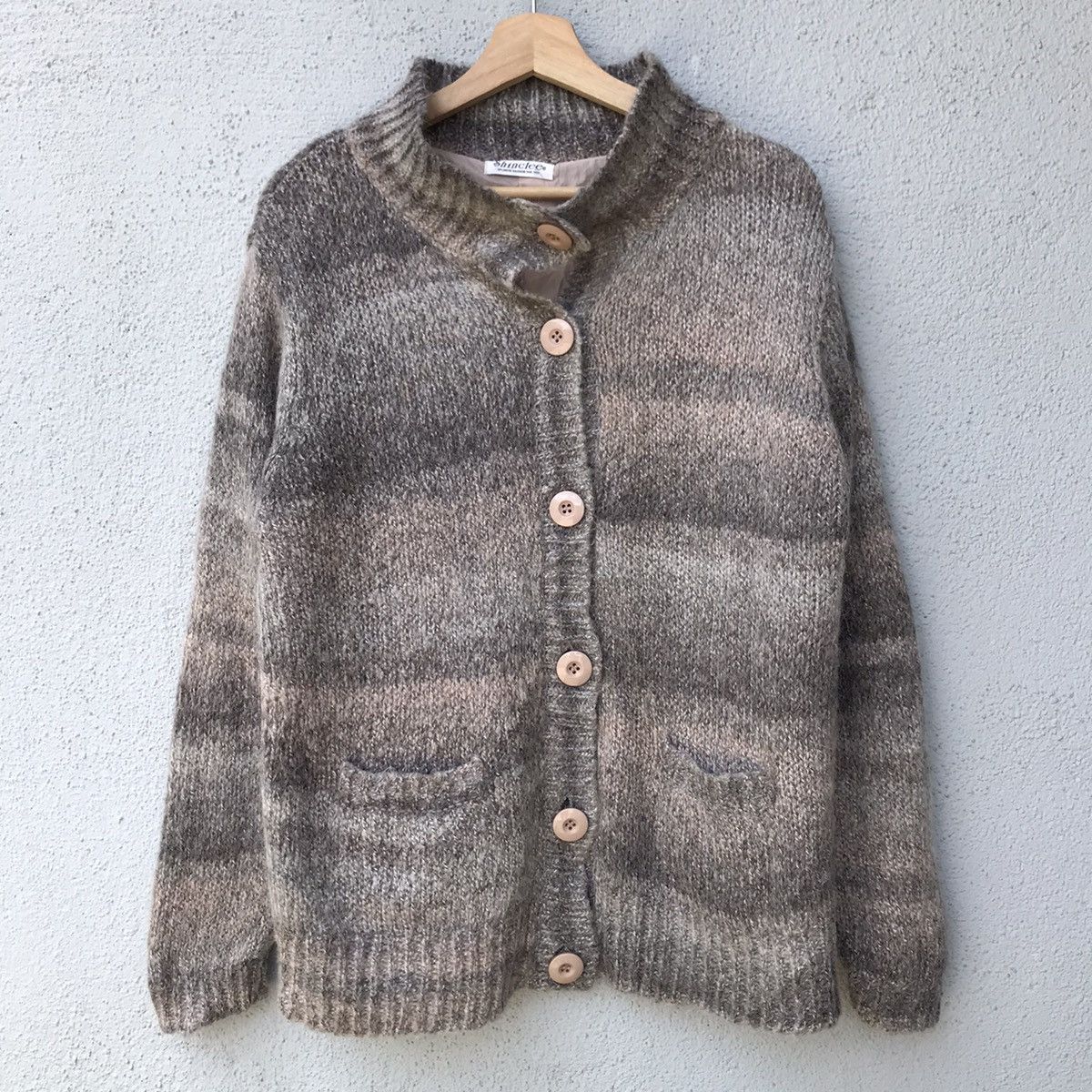 Japanese Brand Vintage Shinclee Mohair Button up Cardigan Knitwear Sweater Size US M / EU 48-50 / 2 - 1 Thumbnail