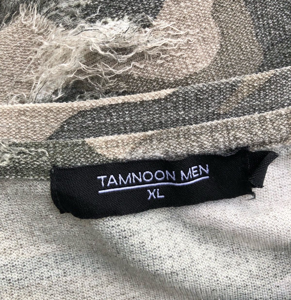Vintage Tamnoon Men Destroyed Camo Tee
