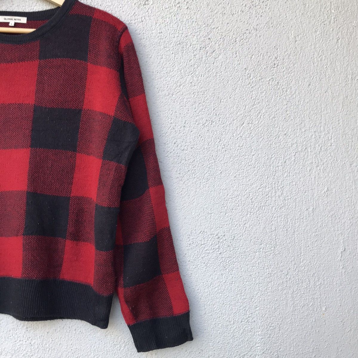 Aran Isles Knitwear Vintage Global Work Square Pattern Pullover Knitwear Size US L / EU 52-54 / 3 - 5 Thumbnail