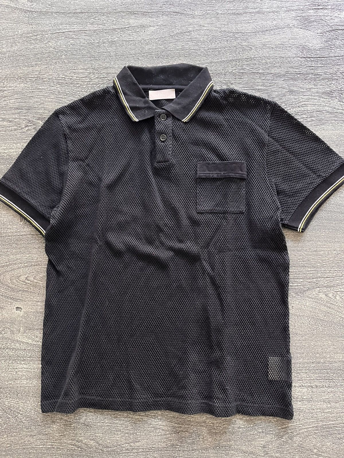 Dior × Hedi Slimane Dior Homme AW06 Sequin Polo | Grailed