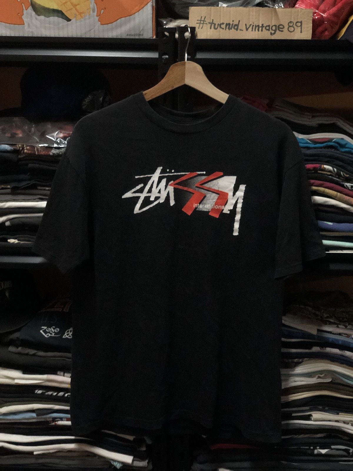 Stussy × Vintage Vintage Stussy Internasional Tshirt Size US M / EU 48-50 / 2 - 1 Thumbnail