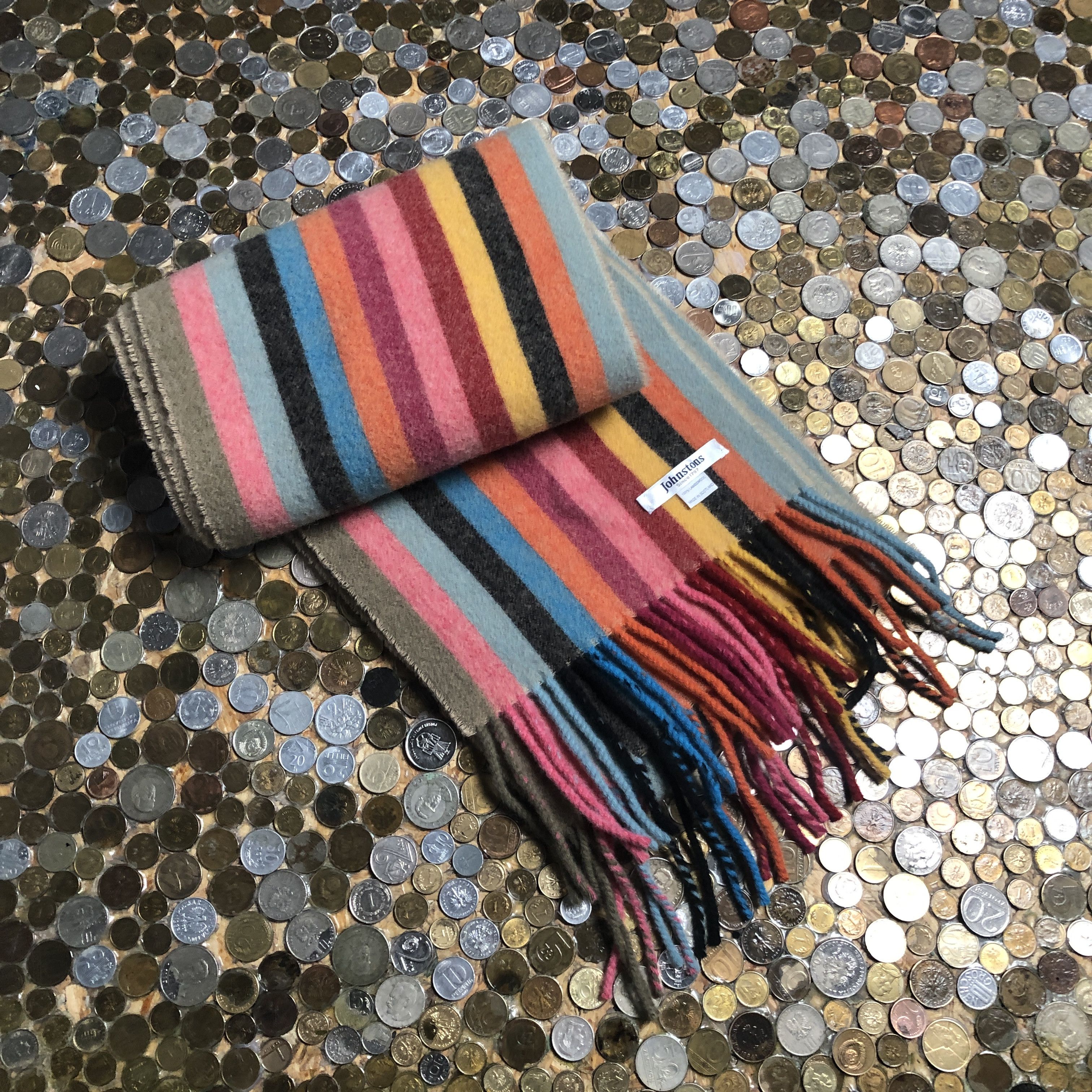 Johnstons Coloffull Lambswool Scarf