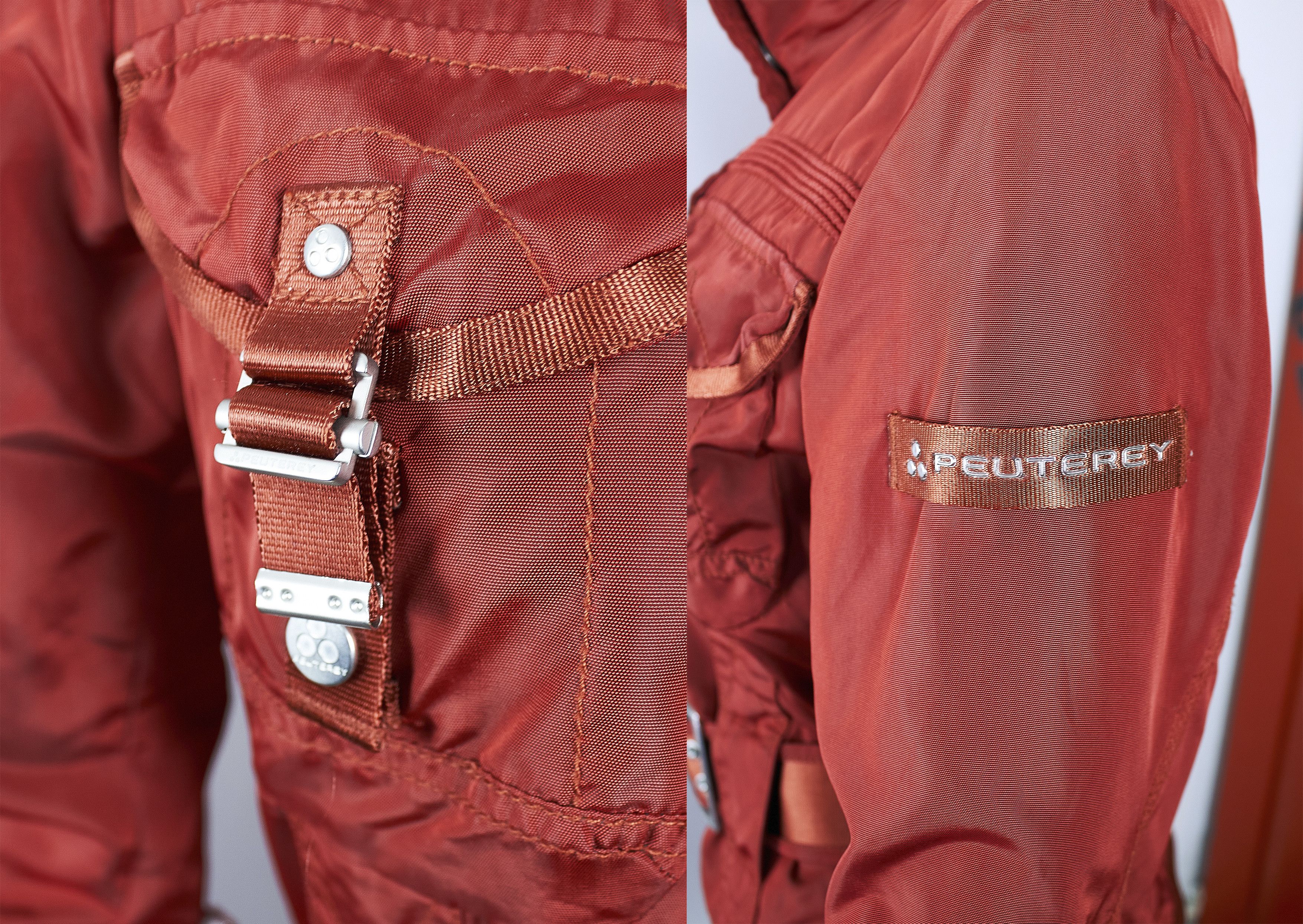 Peuterey Vintage Y2K Peuterey women's red windbreaker jacket Size M / US 6-8 / IT 42-44 - 9 Thumbnail