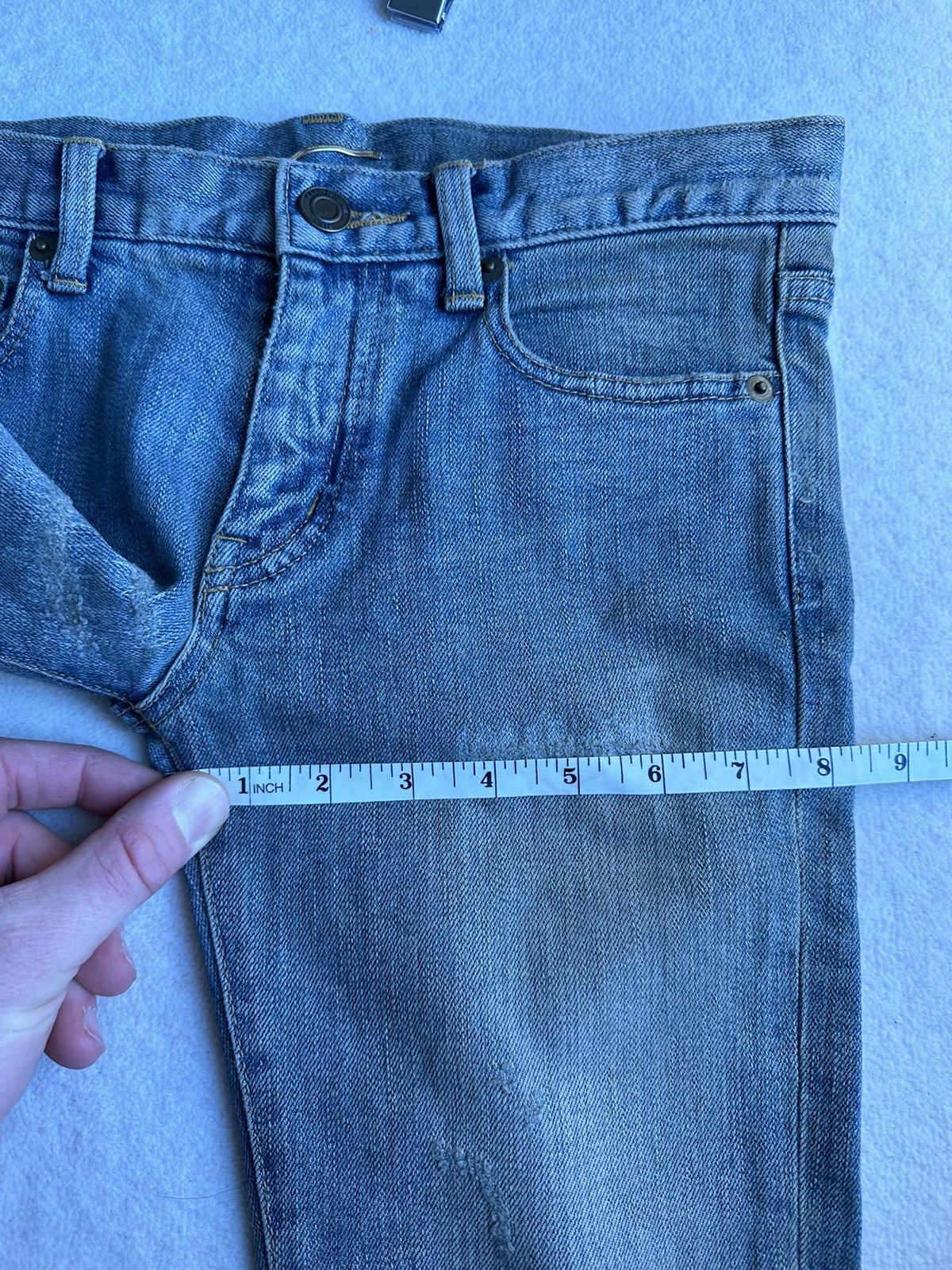 Saint Laurent Paris *Holy Grail* FW13 Saint Laurent whisker denim Sz 26 Hedi Size US 26 / EU 42 - 5 Thumbnail