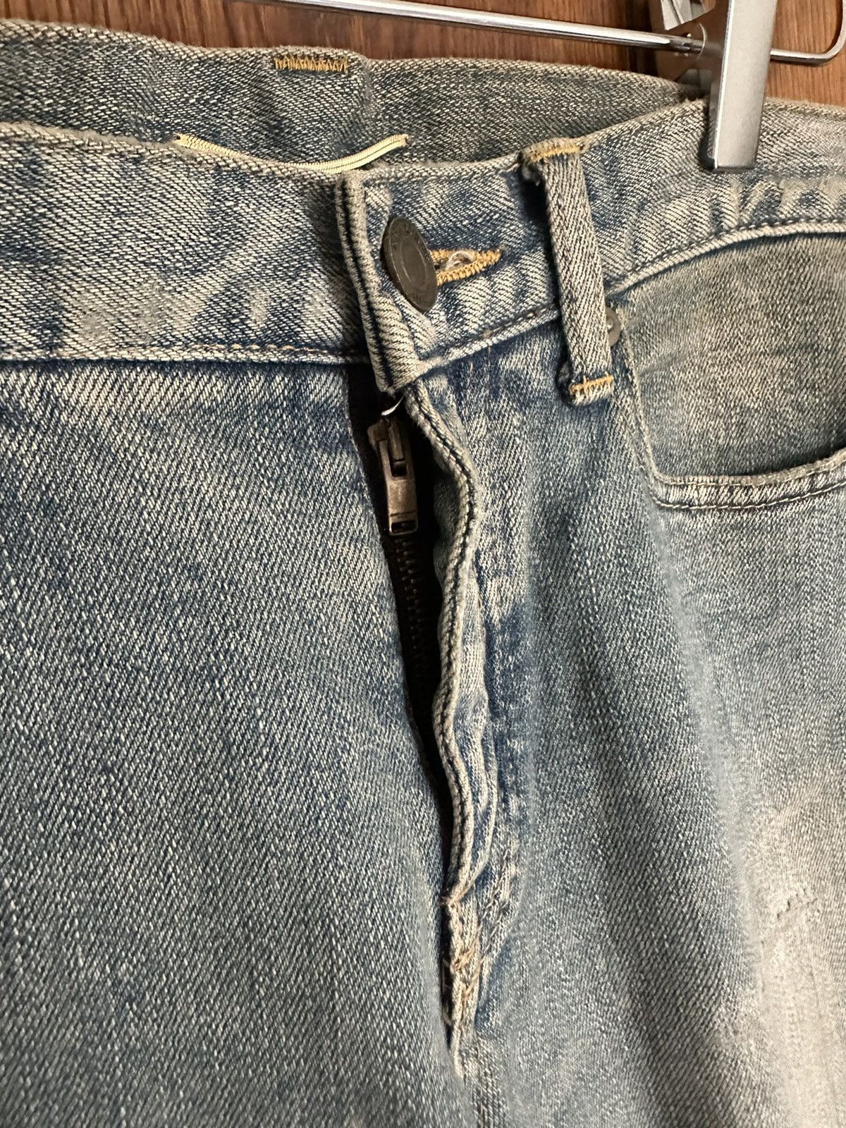 Saint Laurent Paris *Holy Grail* FW13 Saint Laurent whisker denim Sz 26 Hedi Size US 26 / EU 42 - 16 Thumbnail