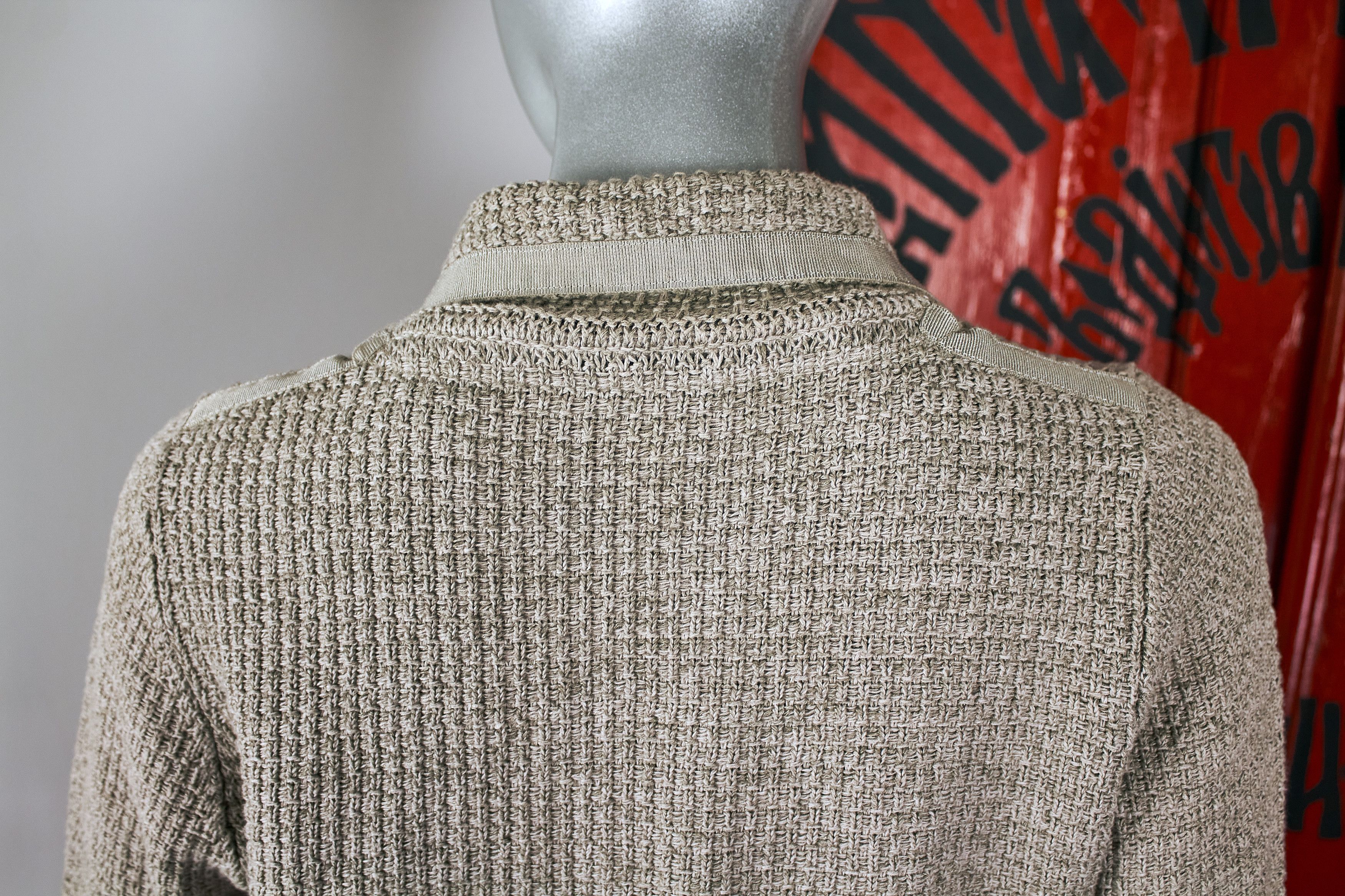 Trussardi Trussardi Beige 3/4 Quarter Sleeve Knitted Bolero Sweater Size S / US 4 / IT 40 - 8 Thumbnail