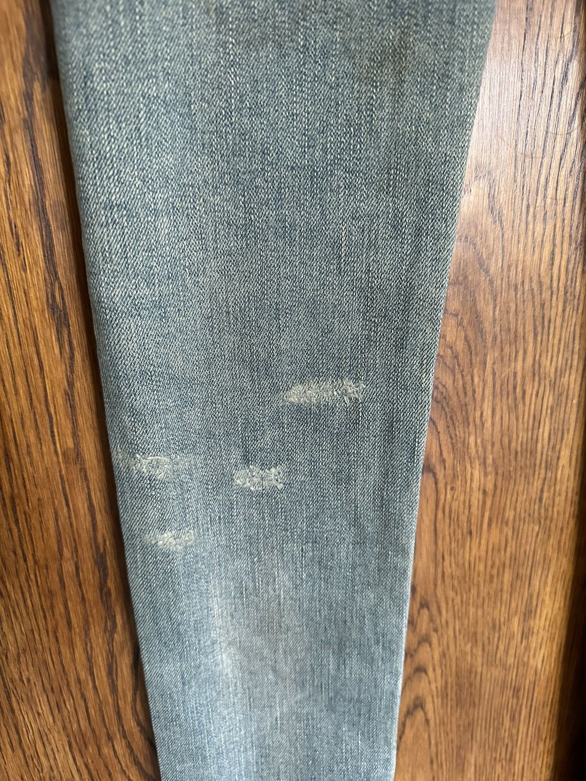 Saint Laurent Paris *Holy Grail* FW13 Saint Laurent whisker denim Sz 26 Hedi Size 26" / US 2 / IT 38 - 17 Thumbnail