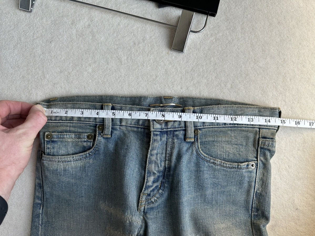 Saint Laurent Paris *Holy Grail* FW13 Saint Laurent whisker denim Sz 26 Hedi Size 26" / US 2 / IT 38 - 4 Thumbnail