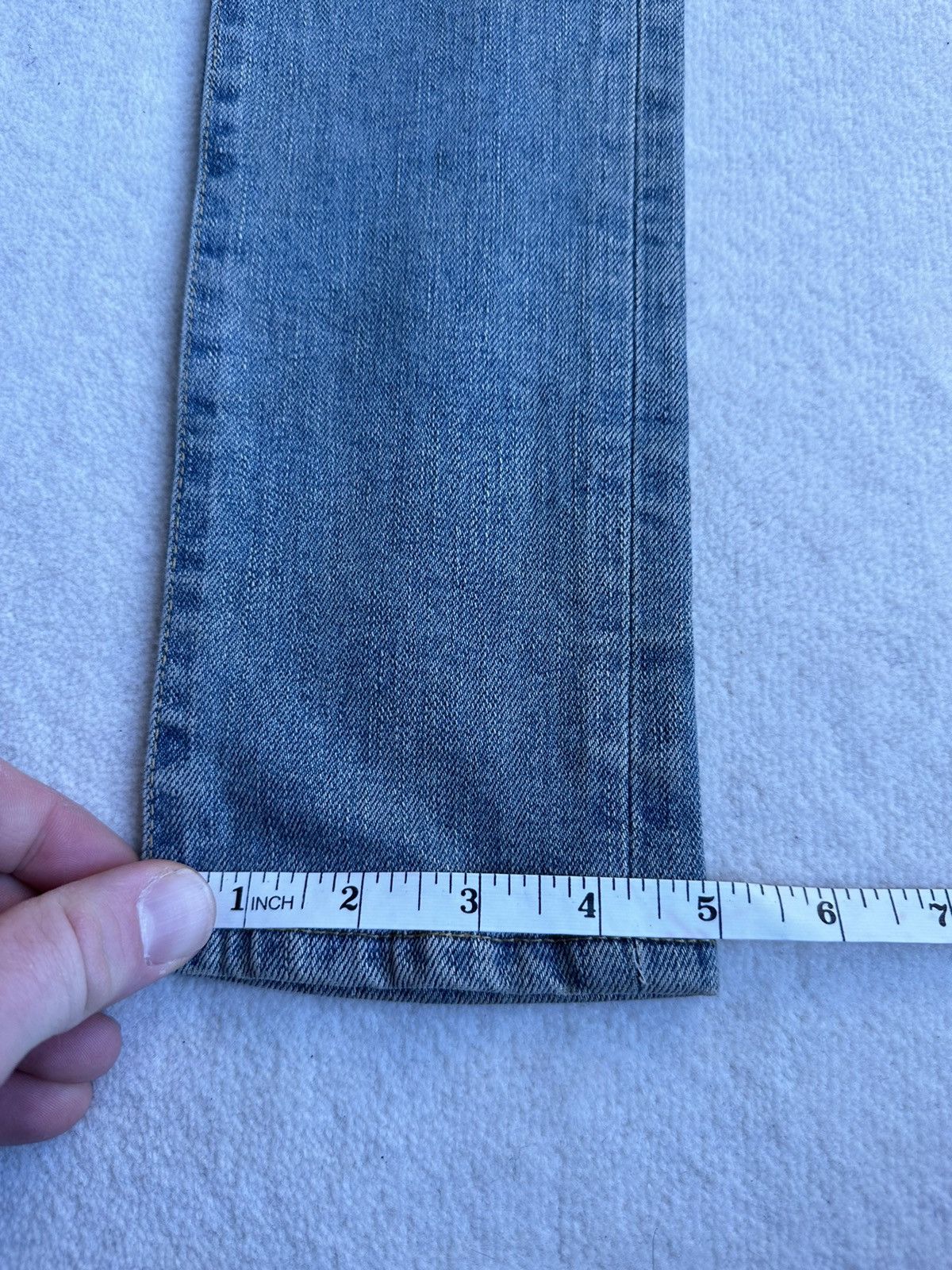 Saint Laurent Paris *Holy Grail* FW13 Saint Laurent whisker denim Sz 26 Hedi Size 26" / US 2 / IT 38 - 6 Thumbnail