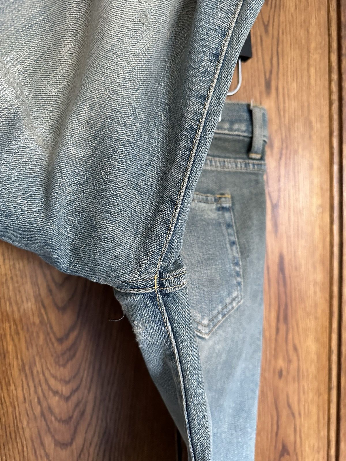 Saint Laurent Paris *Holy Grail* FW13 Saint Laurent whisker denim Sz 26 Hedi Size 26" / US 2 / IT 38 - 21 Thumbnail