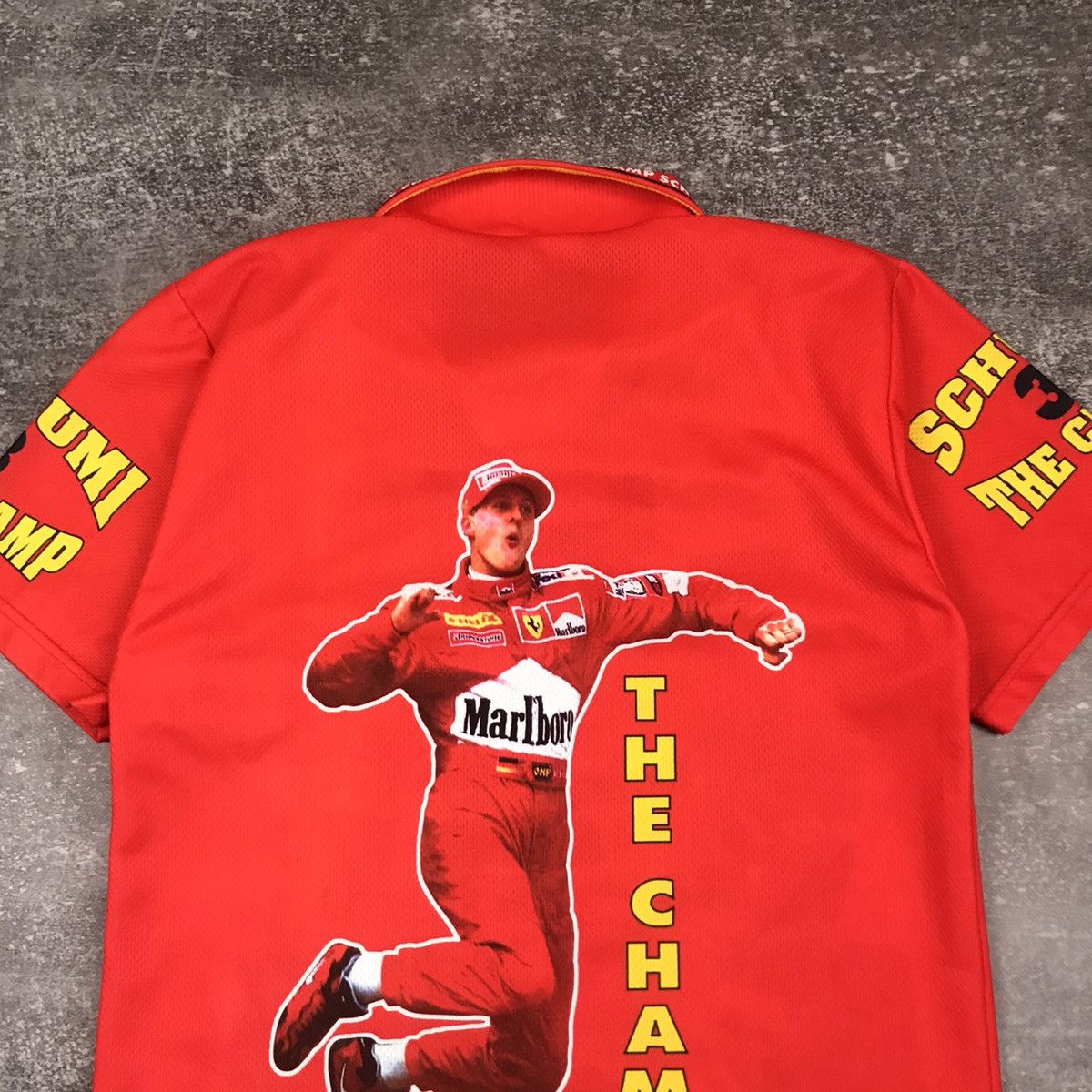 Ferrari Vintage Ferrari Formula1 Schumacher Champ Bootleg Racing Tee Size US M / EU 48-50 / 2 - 11 Thumbnail