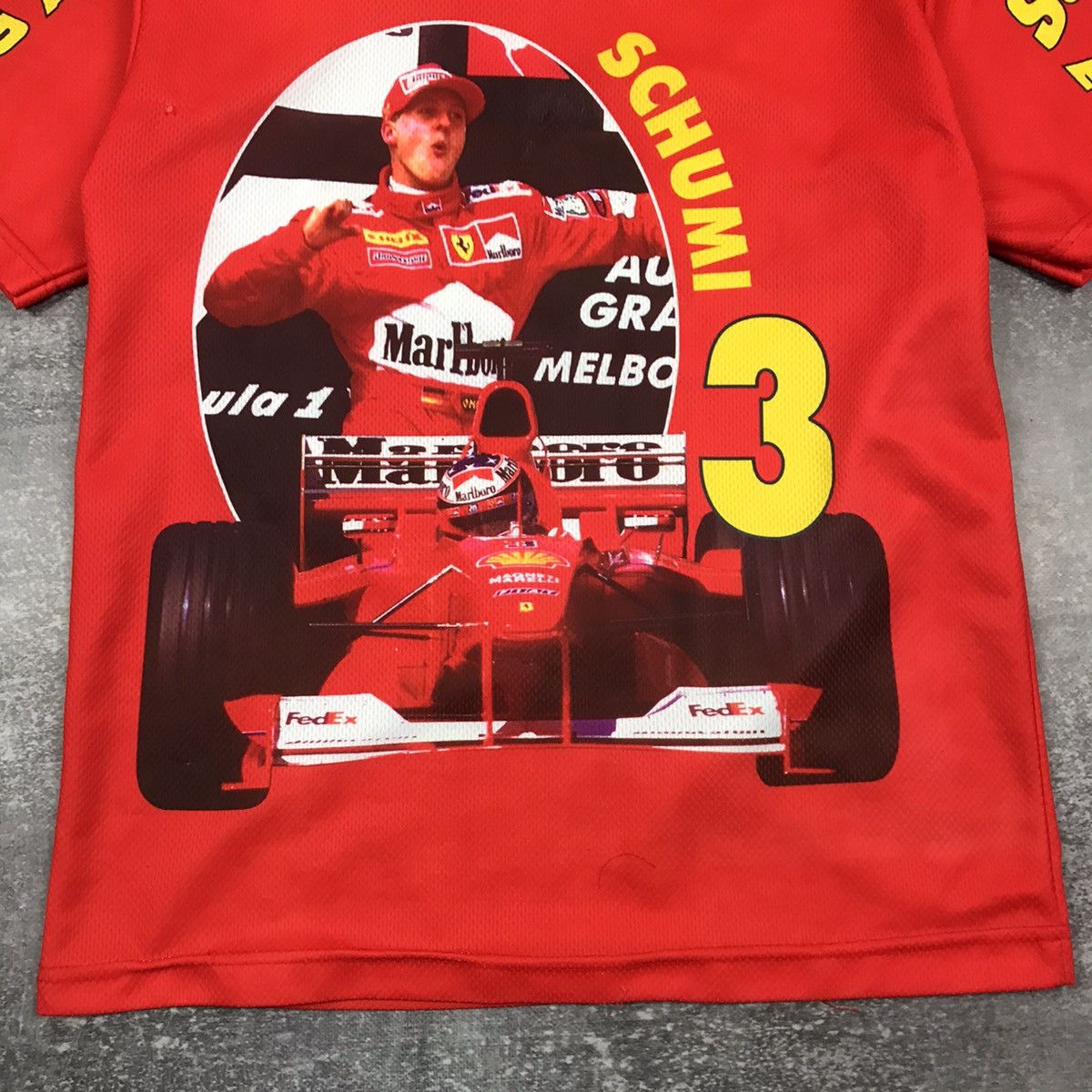Ferrari Vintage Ferrari Formula1 Schumacher Champ Bootleg Racing Tee Size US M / EU 48-50 / 2 - 3 Thumbnail
