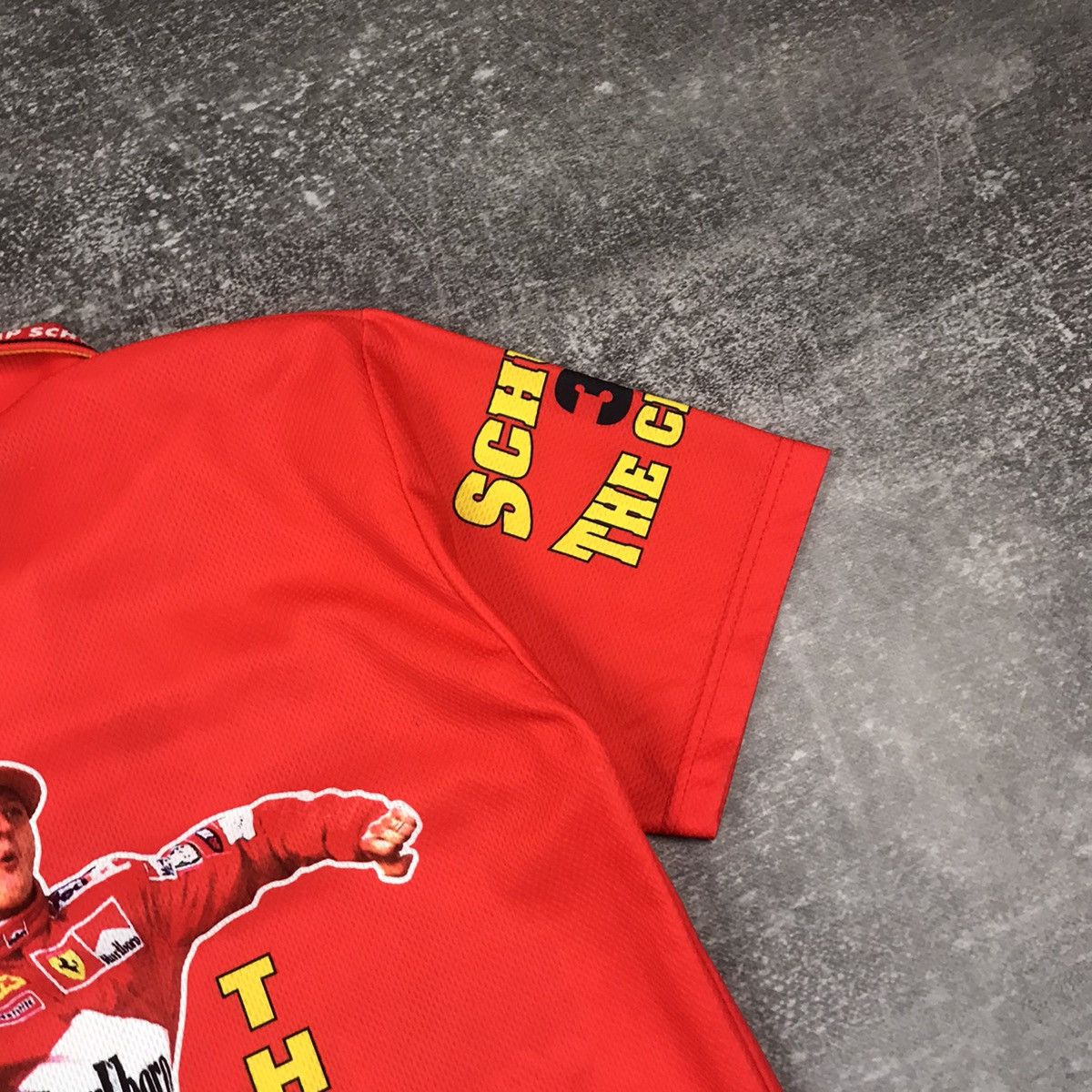 Ferrari Vintage Ferrari Formula1 Schumacher Champ Bootleg Racing Tee Size US M / EU 48-50 / 2 - 15 Thumbnail