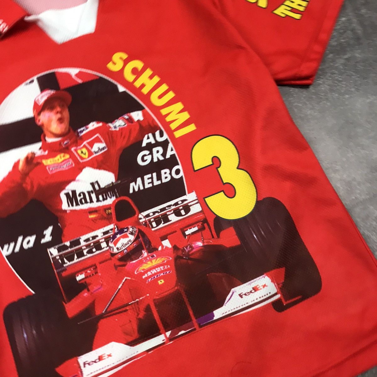 Ferrari Vintage Ferrari Formula1 Schumacher Champ Bootleg Racing Tee Size US M / EU 48-50 / 2 - 7 Thumbnail