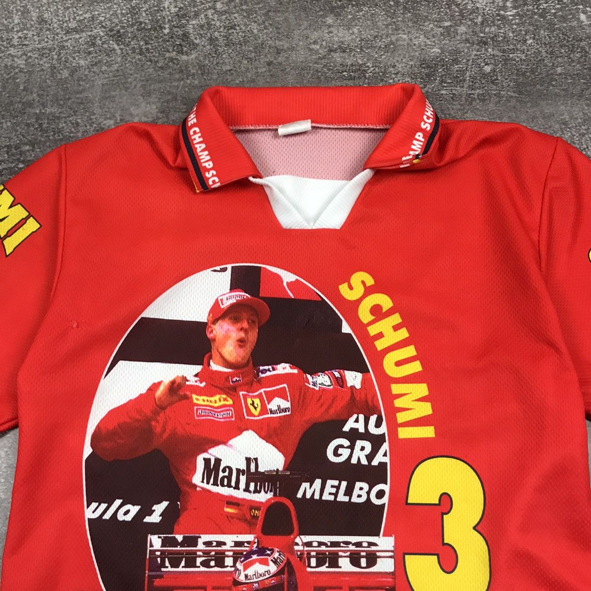 Ferrari Vintage Ferrari Formula1 Schumacher Champ Bootleg Racing Tee Size US M / EU 48-50 / 2 - 2 Thumbnail