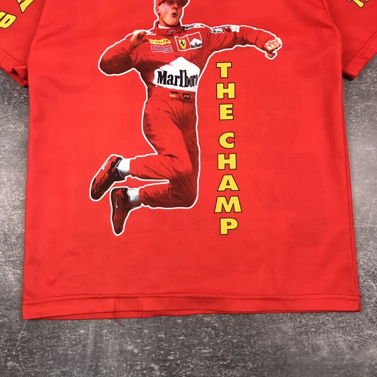 Ferrari Vintage Ferrari Formula1 Schumacher Champ Bootleg Racing Tee Size US M / EU 48-50 / 2 - 12 Thumbnail