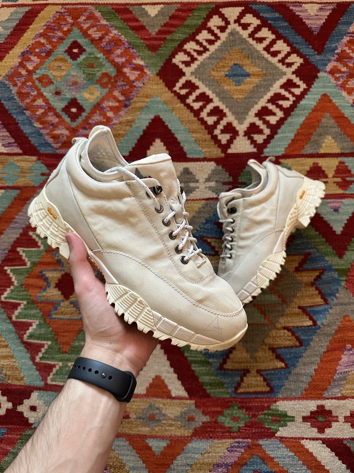 image of Roa Neal Low Shoes in White, Men's (Size 8)