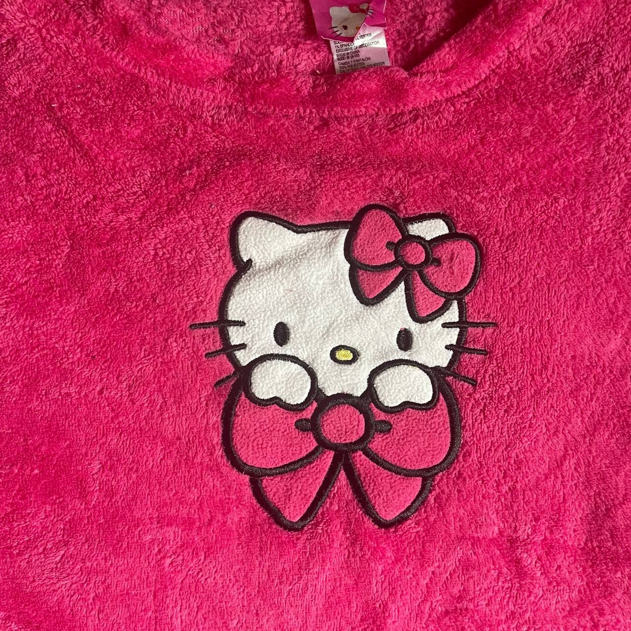 Japanese Brand Hello Kitty Fleece Long Sleeve T-Shirts Plush Pink Size US S / EU 44-46 / 1 - 3 Thumbnail