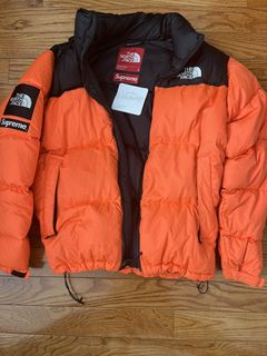 SUPREME x THE NORTH FACE NUPSTE JACKET ORANGE SZ XL F/W 2016 TNF RARE