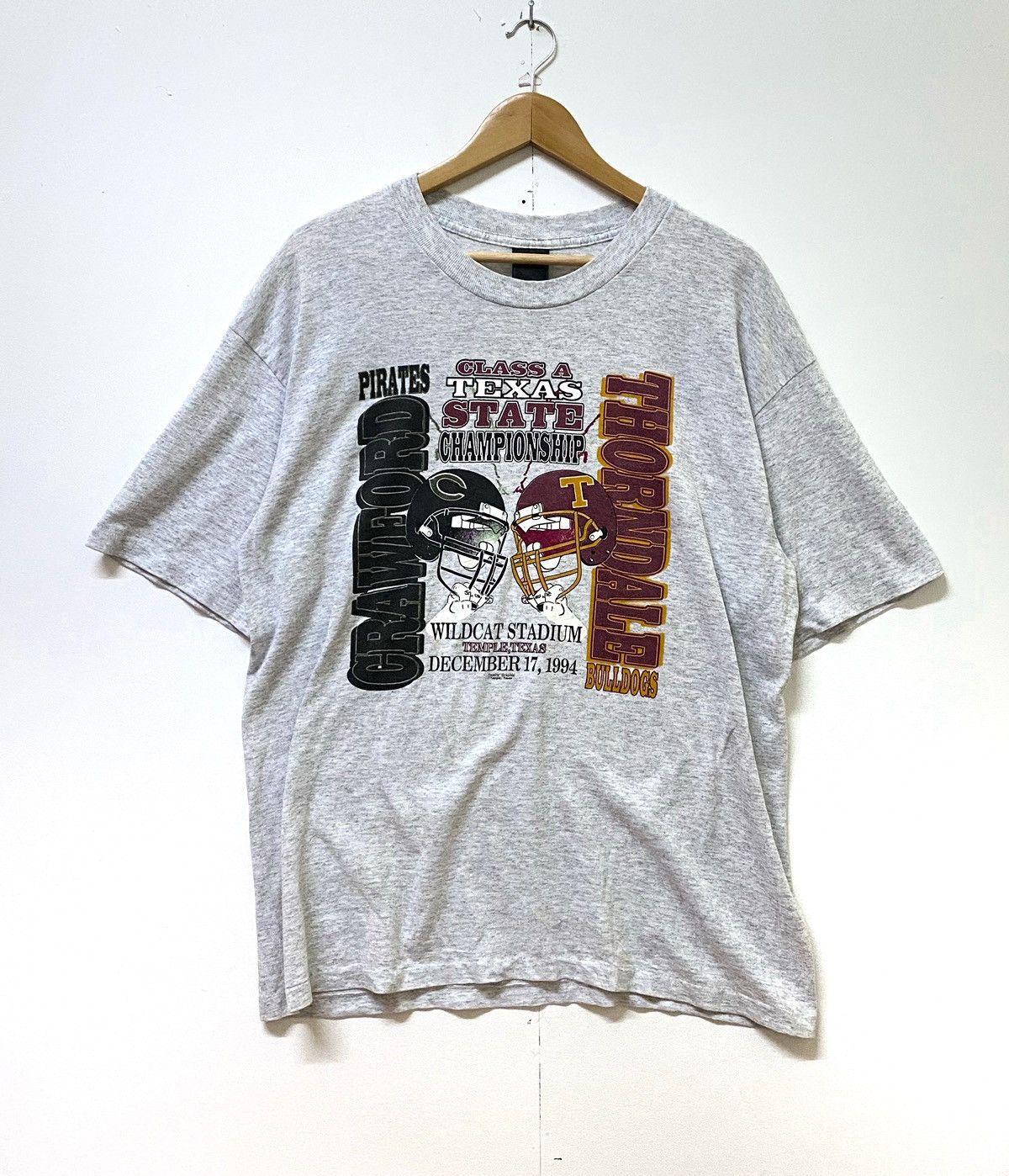 Vintage Vintage Crawford pirates vs Torndale Bulldogs 1994 tee Size US L / EU 52-54 / 3 - 2 Thumbnail