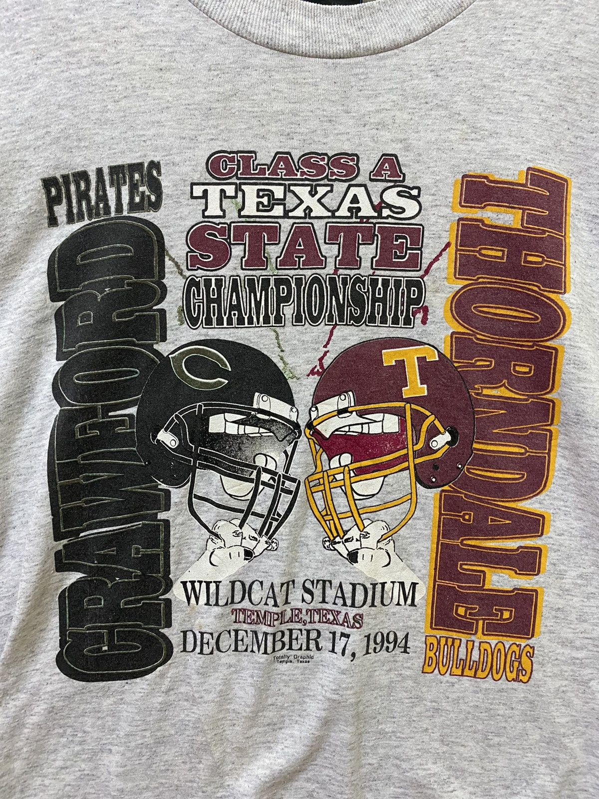 Vintage Vintage Crawford pirates vs Torndale Bulldogs 1994 tee Size US L / EU 52-54 / 3 - 4 Thumbnail