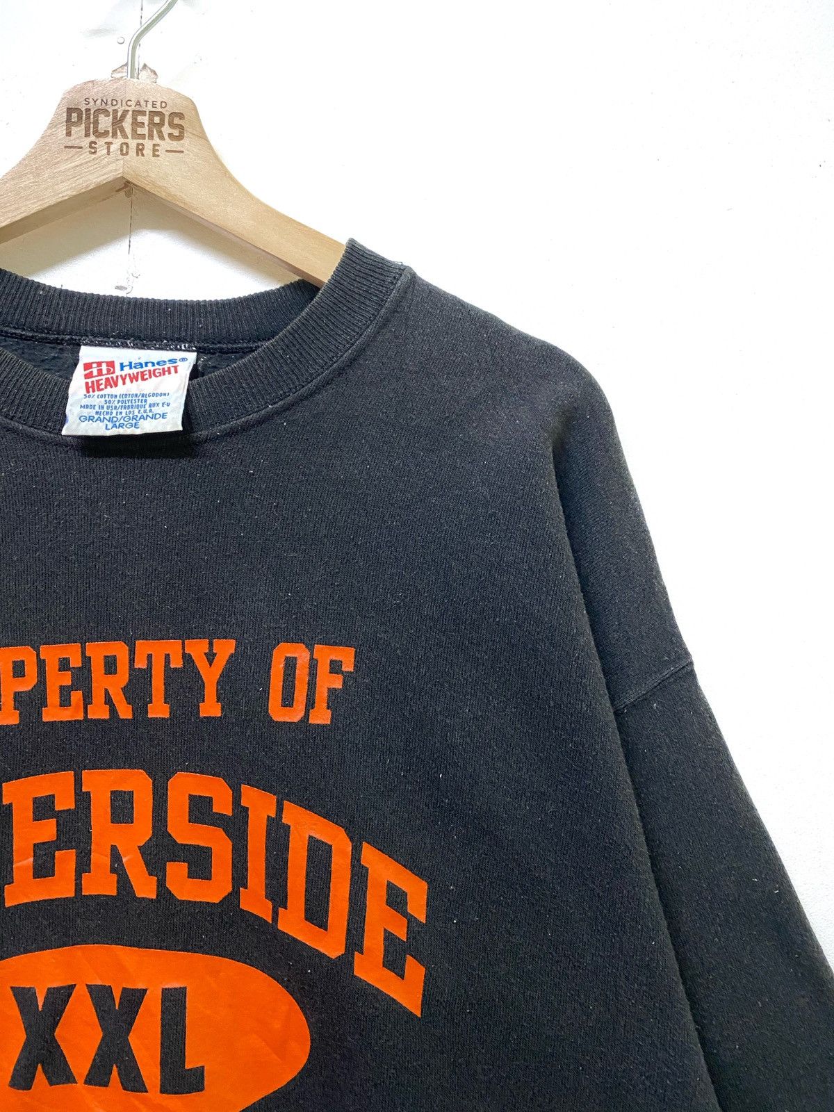 Hanes × Vintage Vintage 90s Hanes Riverside Swim Club Crewneck Pullover Size US L / EU 52-54 / 3 - 3 Thumbnail
