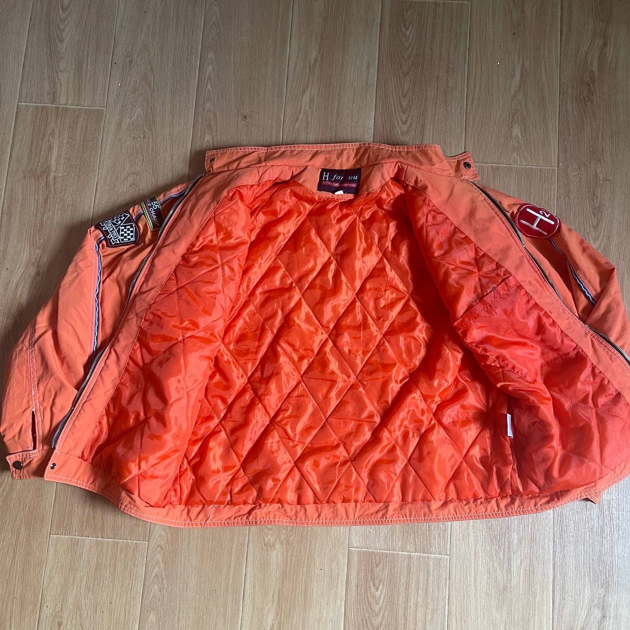 Vintage Vintage HARRISON GIBSON Racing Jacket Team Moto Size US XL / EU 56 / 4 - 9 Thumbnail