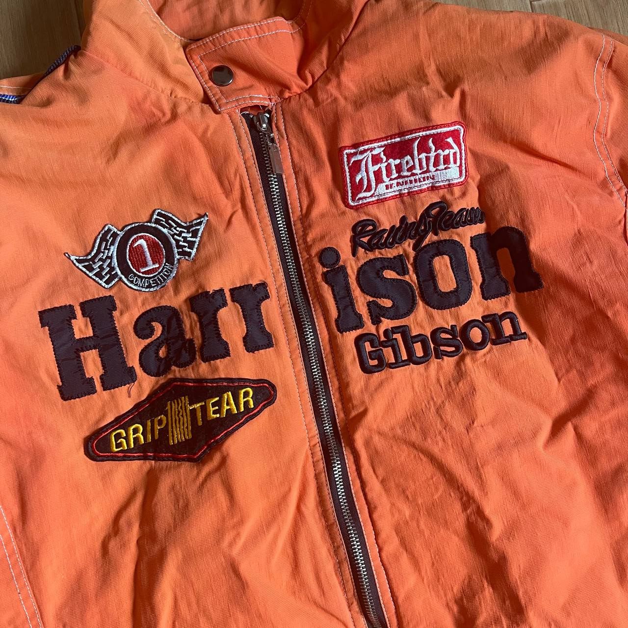 Vintage Vintage HARRISON GIBSON Racing Jacket Team Moto Size US XL / EU 56 / 4 - 3 Thumbnail