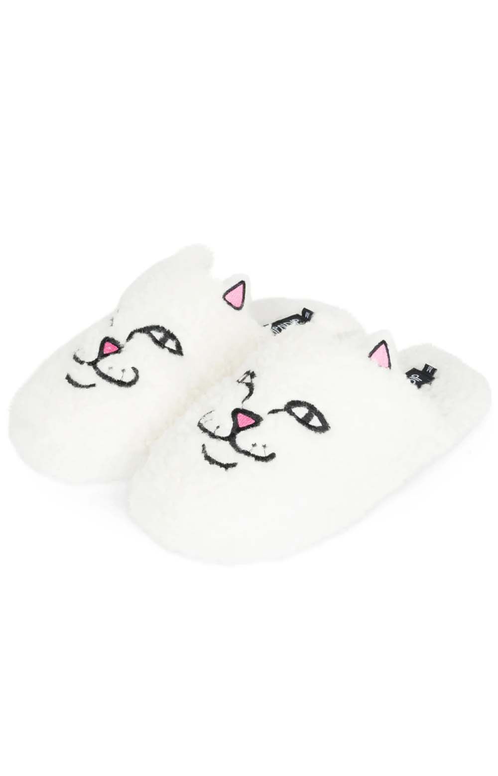 Rip N Dip Nerm Face Fuzzy House Slippers White Grailed
