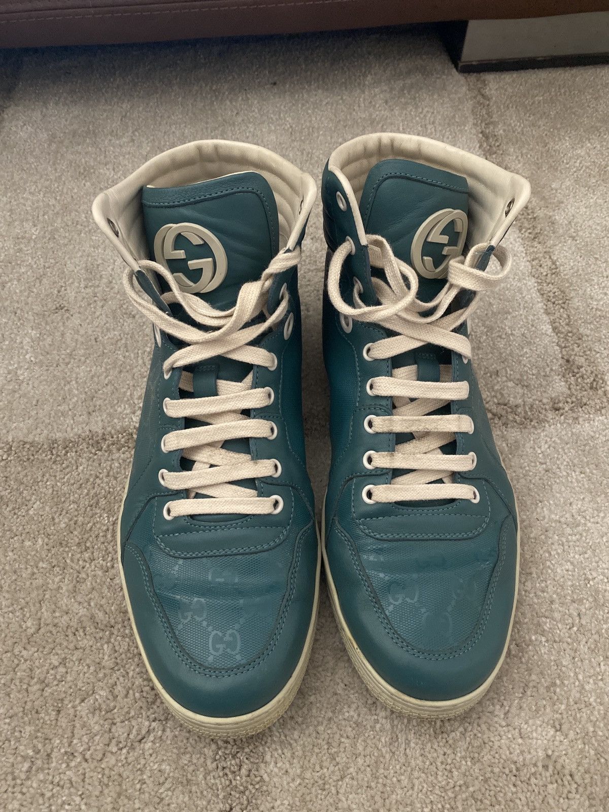 Gucci Limited Edition Gucci Imprime High-Top Sneakers Size US 9 / EU 42 - 5 Thumbnail