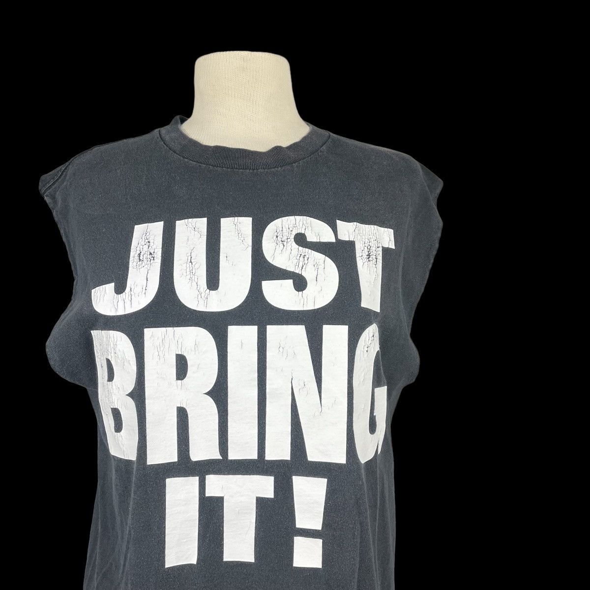 Vintage × WWE Vintage The Rock Just Bring It Cut Off T-Shirt 90’s WWE WWF Size US M / EU 48-50 / 2 - 1 Thumbnail