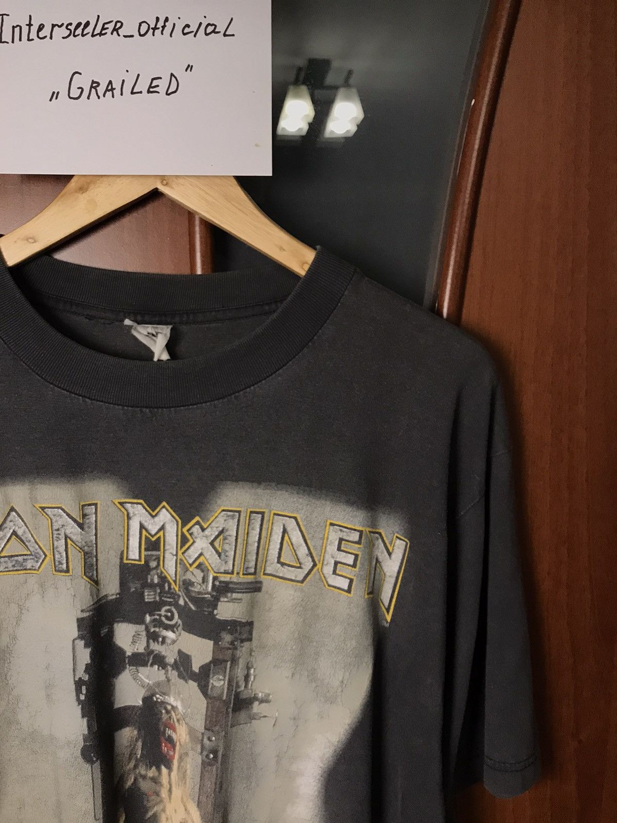 Band Tees × Iron Maiden × Vintage Iron Maiden The Factor vintage t-shirt 1995 Size US L / EU 52-54 / 3 - 2 Thumbnail
