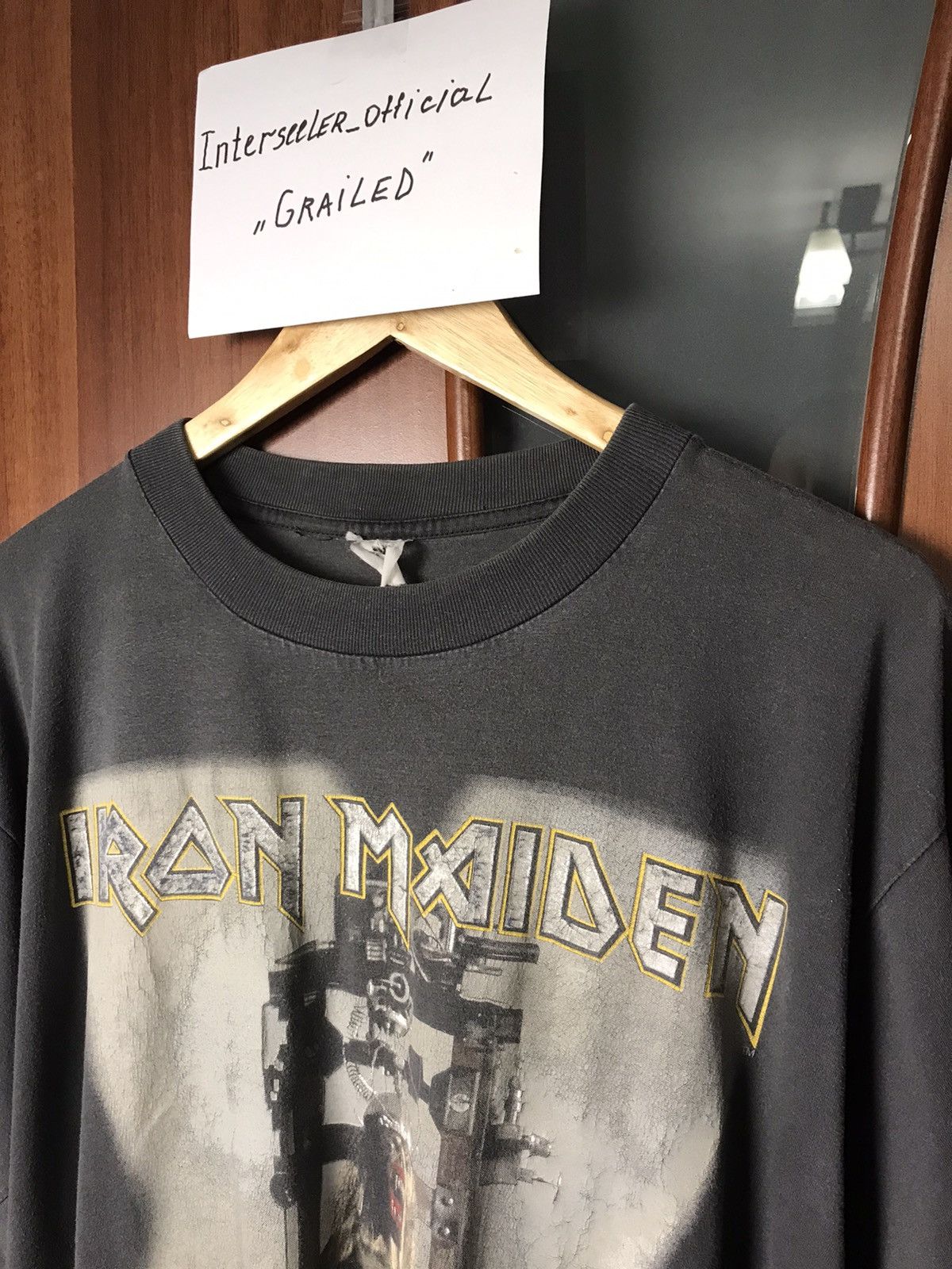 Band Tees × Iron Maiden × Vintage Iron Maiden The Factor vintage t-shirt 1995 Size US L / EU 52-54 / 3 - 8 Thumbnail