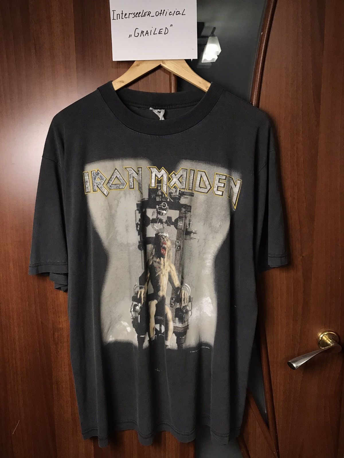 Band Tees × Iron Maiden × Vintage Iron Maiden The Factor vintage t-shirt 1995 Size US L / EU 52-54 / 3 - 1 Thumbnail