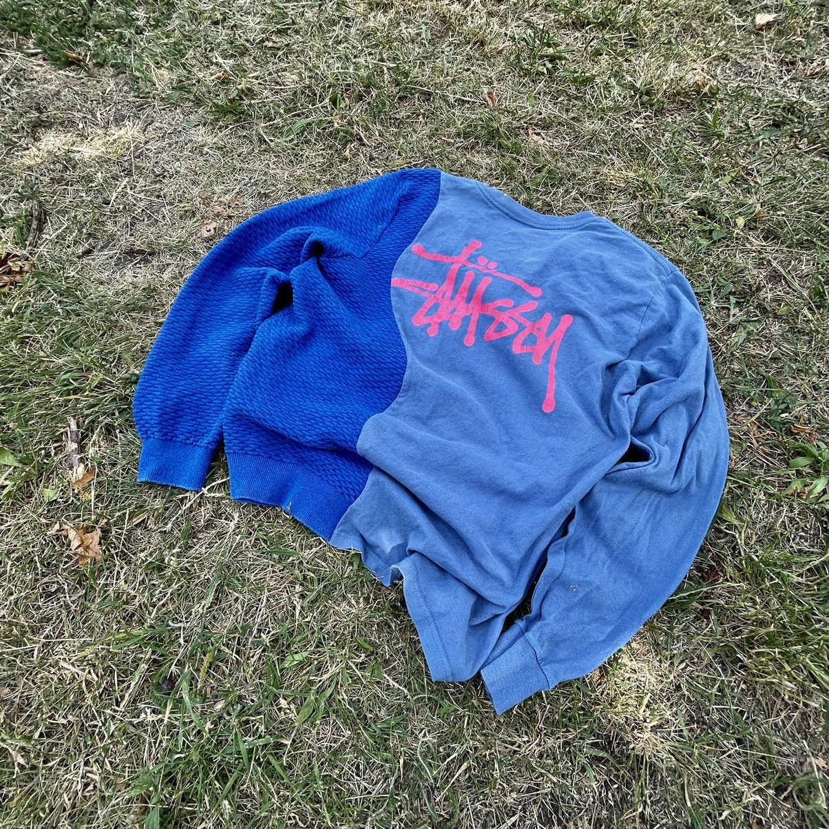 Stussy × Vintage Vintage Y2K Stussy Custom Big Logo Streetwear Skateboard Size US M / EU 48-50 / 2 - 9 Thumbnail