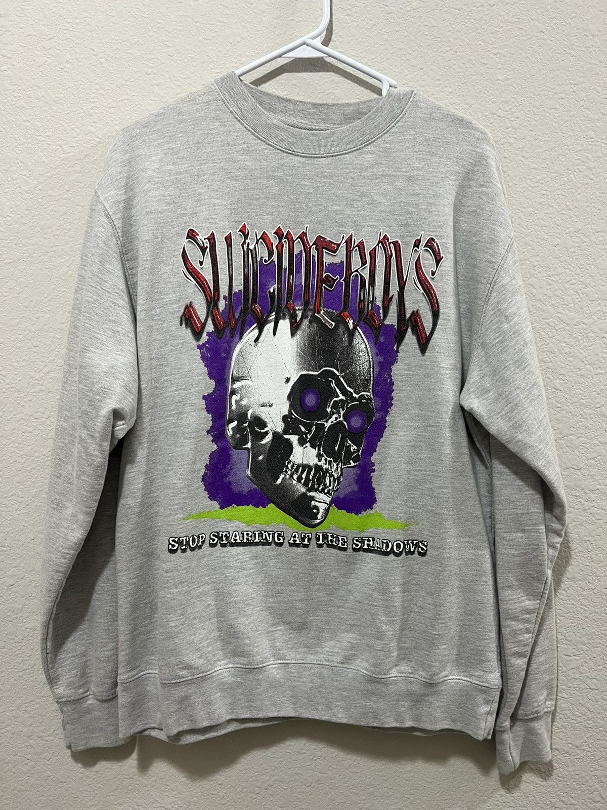 $uicideboy$ store G59 Christo Crewneck Sweater Grey