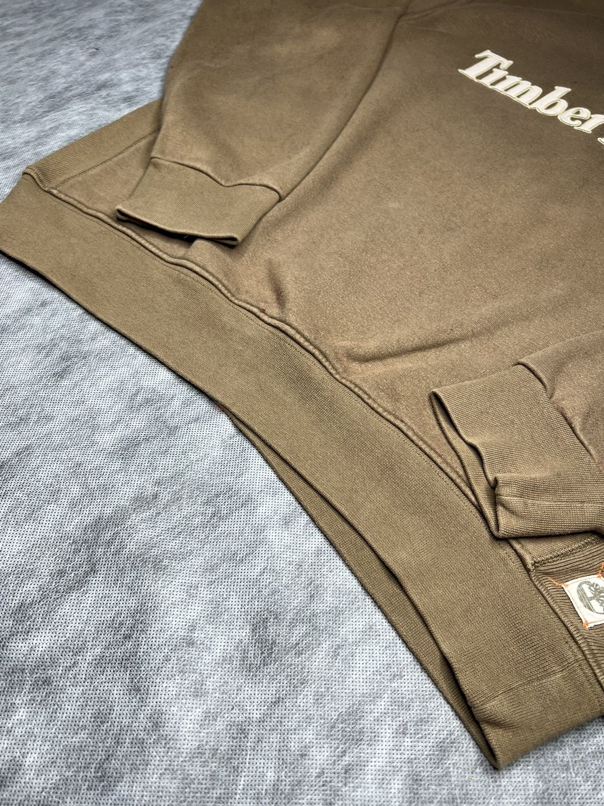 Timberland Vintage Timberland Half Zip Sweatshirt Big logo Size US L / EU 52-54 / 3 - 2 Thumbnail