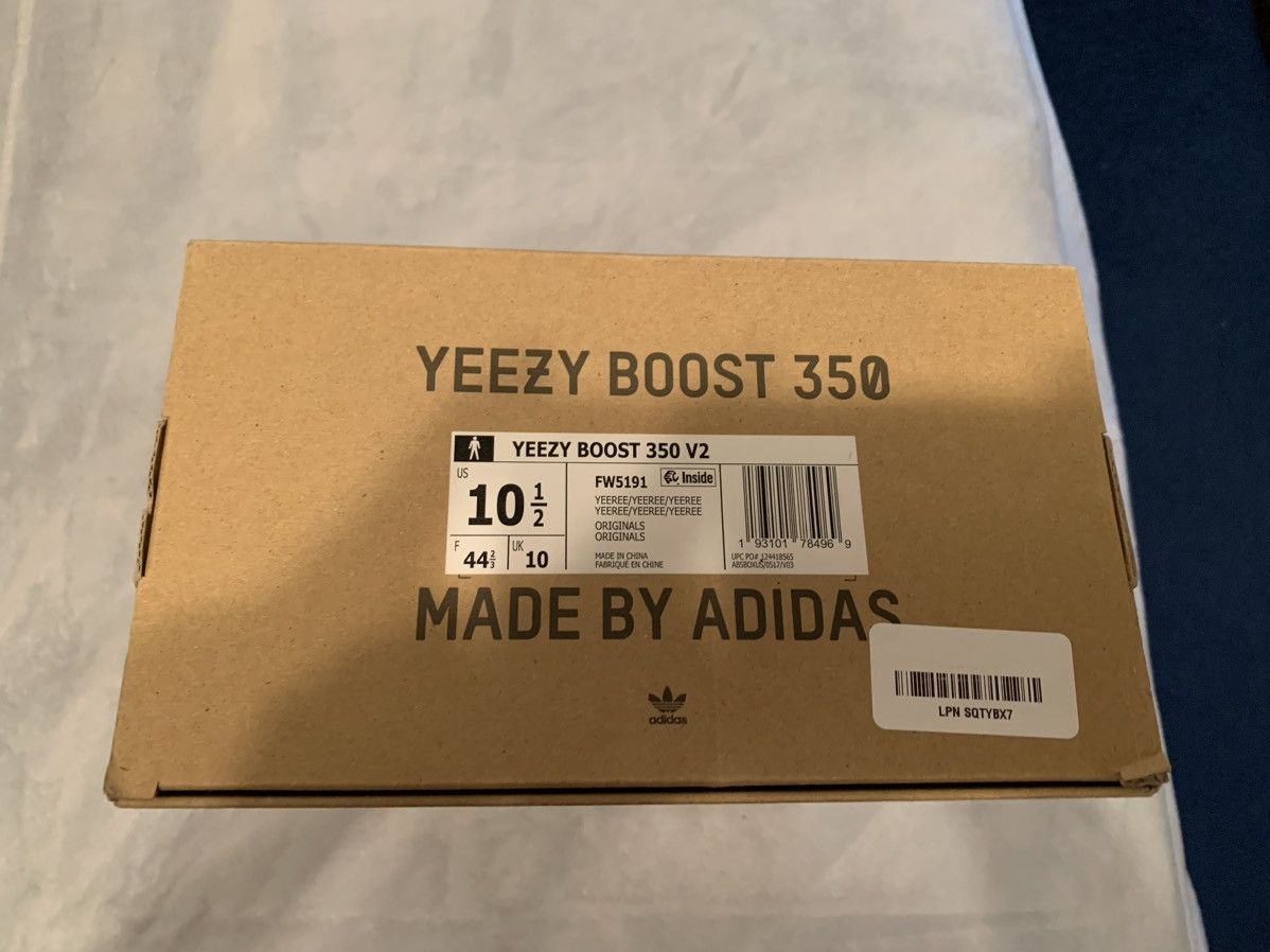 Adidas Adidas Yeezy Boost 350 V2 Yeezreel Non-Reflective Size 10.5 Size US 10.5 / EU 43-44 - 9 Thumbnail