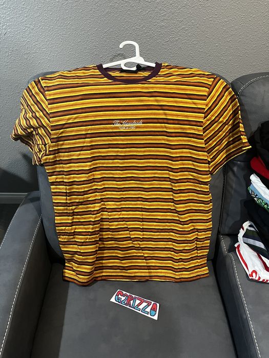 The hundreds striped outlet t shirt