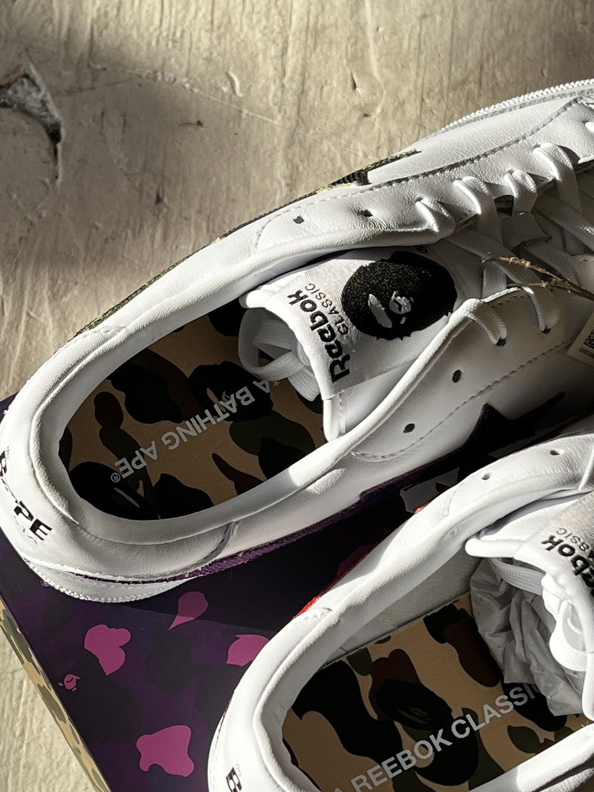 Bape × Reebok Bape Reebok Club C 85 Size US 12 / EU 45 - 4 Thumbnail