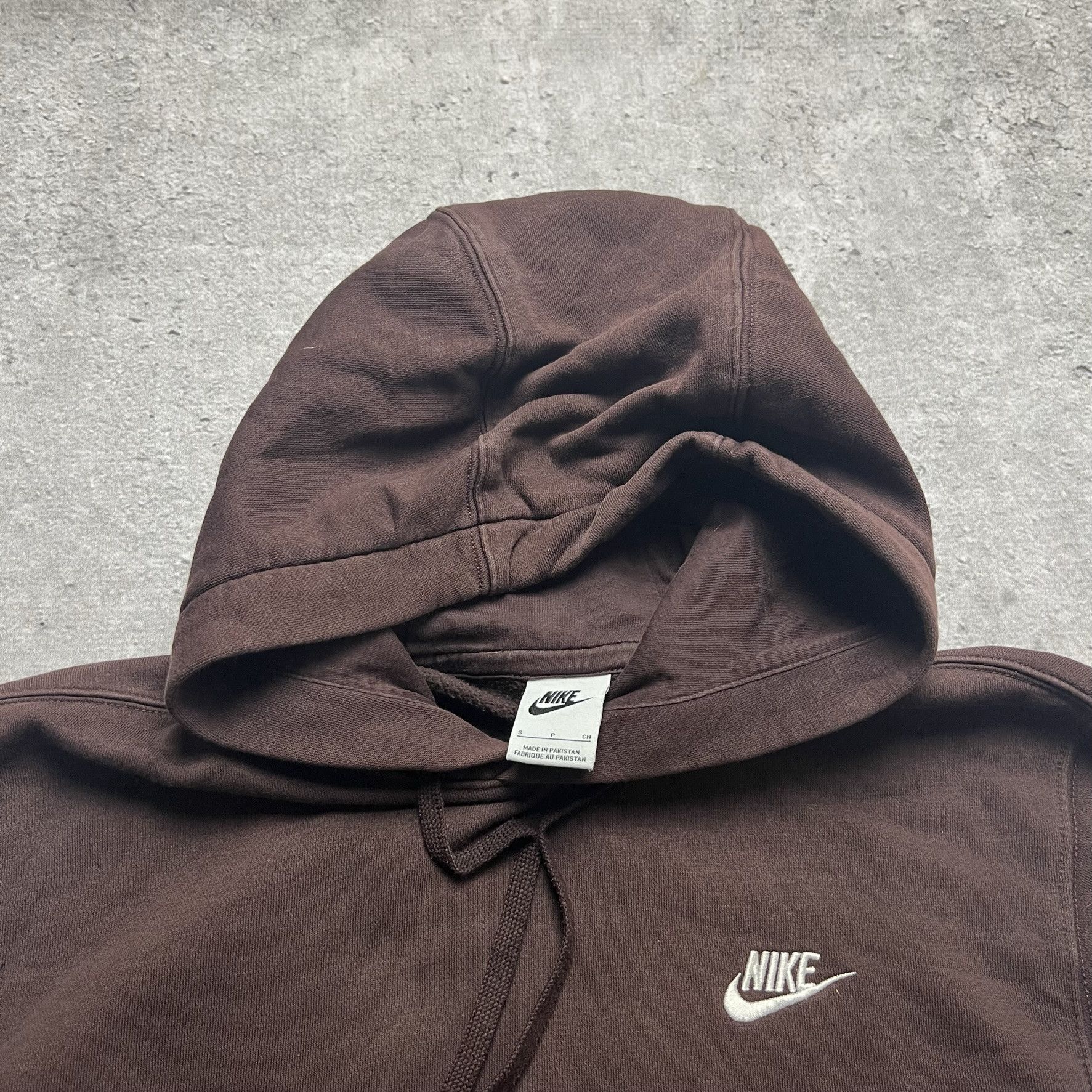 Nike Nike Vintage Brown Hoodie Swoosh 90s retro Size US S / EU 44-46 / 1 - 5 Thumbnail